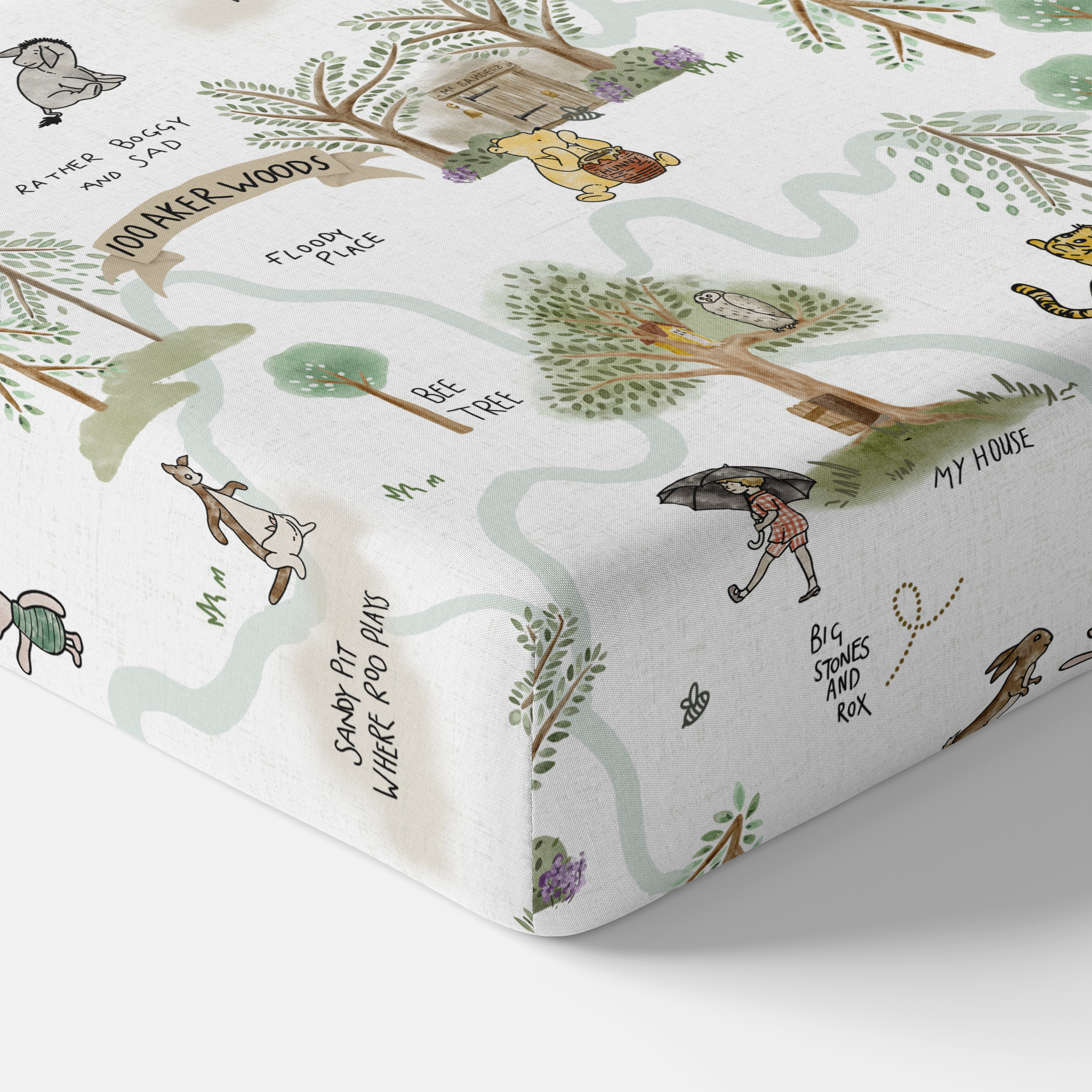 100 Acre Map Crib Sheet