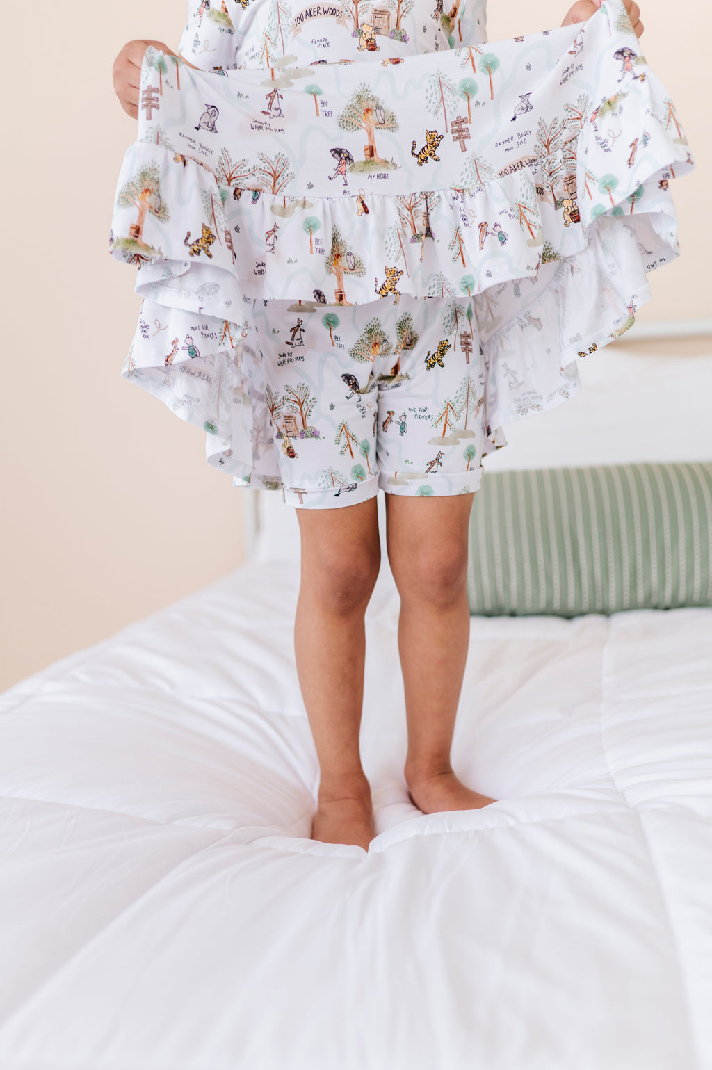 100 Acre Map Girls' Twirl Dress + Shorts