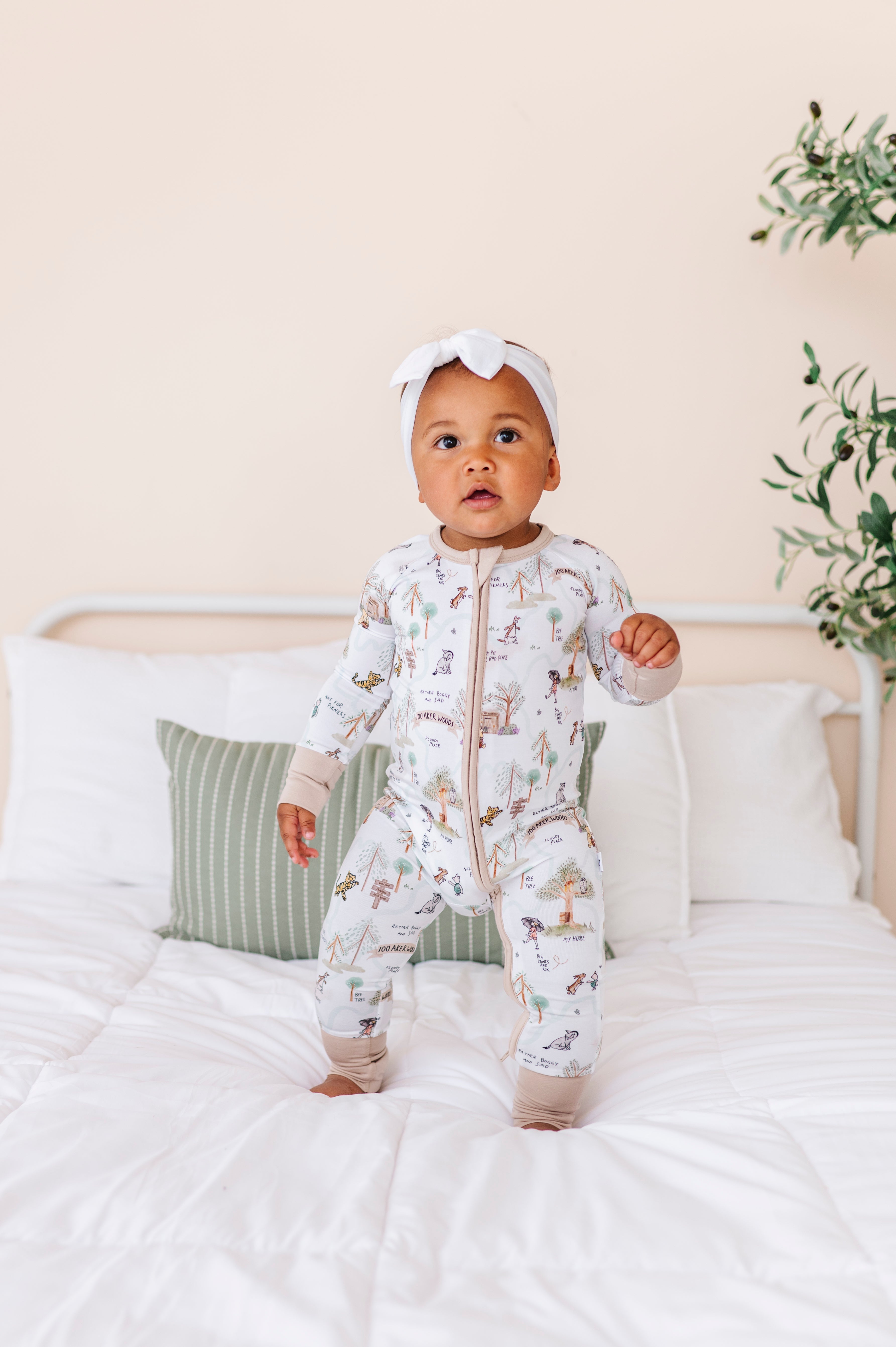 100 Acre Map Zip Romper